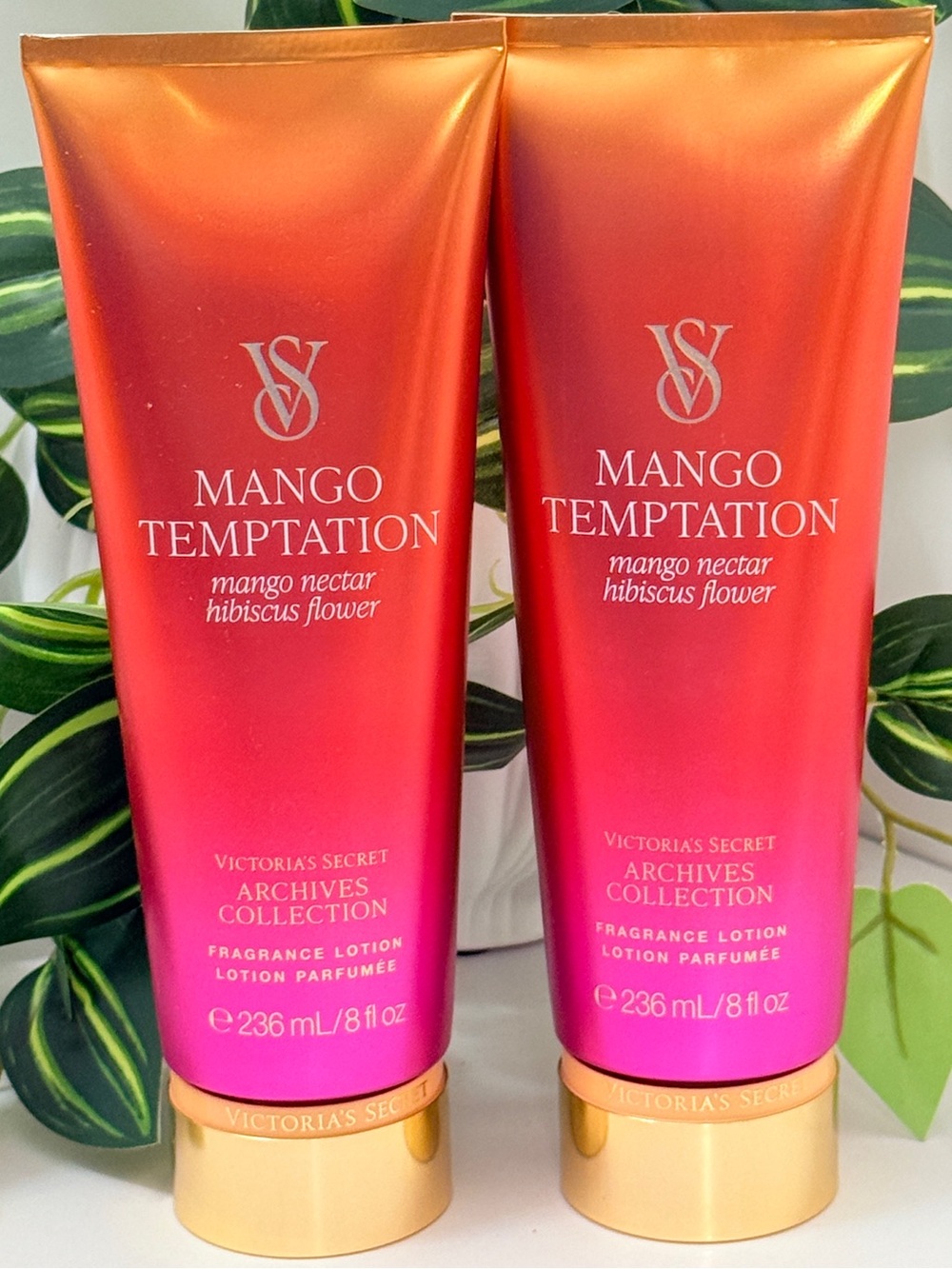 2x Victoria's Secret Mango Temptation Fragrance Lotion – New & Sealed